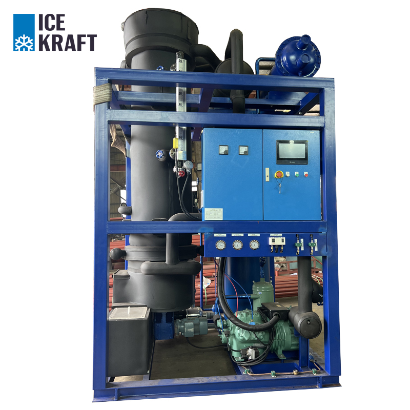 Icekraft 10 Ton/ 24hours Industrial Tube Ice Machine for Food Processing and Fishery